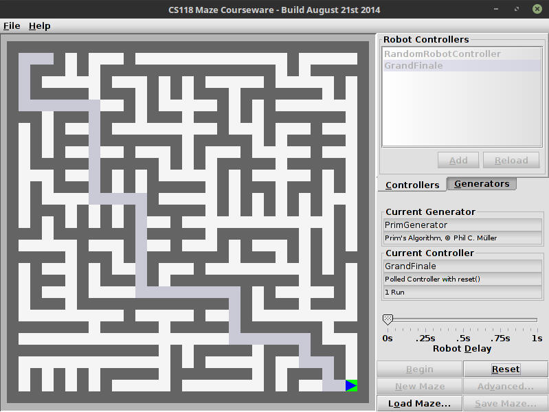 Robot Maze Navigator | CS118 | Java